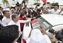 Taxistas de Acapulco se suman a la campaña de José Antonio Meade