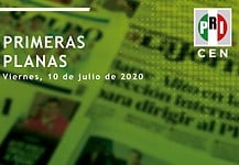 Primeras planas 10 de julio 2020